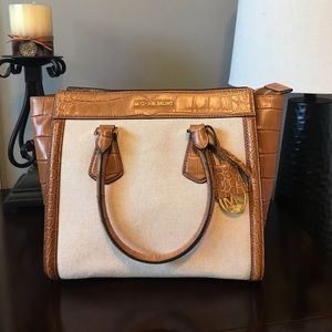 Michael Kors Large Colette Satchel Tan